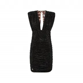 菲利普·普莱因/Philipp Plein 垫肩迷你裙石 FACC-WRG2715-PJY002N-02