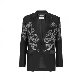 菲利普·普莱因/Philipp Plein Blazer Lord fit 蛇 SACC-MRF1639-PTE003N-02