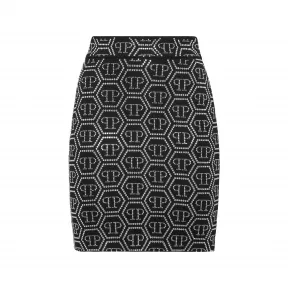 菲利普·普莱因/Philipp Plein 迷你裙字母组合 SACC-WRV0409-PTE003N-02