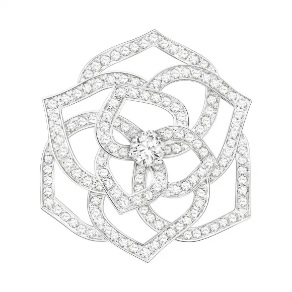 伯爵/Piaget 白金钻石胸针-珠宝 G32U0200
