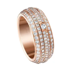 伯爵/Piaget 玫瑰金钻石戒指-珠宝 G34P1B00