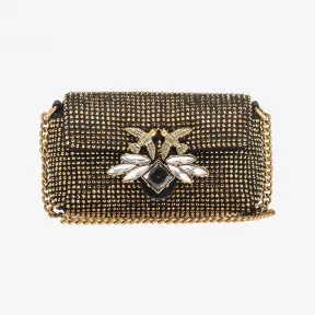 品高/Pinko Micro Love Bag Puff 水钻手袋 100041A0K3Z99Q