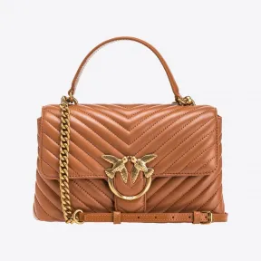 品高/Pinko Classic Lady Love Bag Puff Chevron 手袋 100043A0GKL58Q