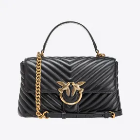 品高/Pinko Classic Lady Love Bag Puff Chevron 手袋 100043A0GKZ99Q