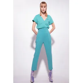 品高/Pinko 弹力绉绸高腰长裤 1000527624F38