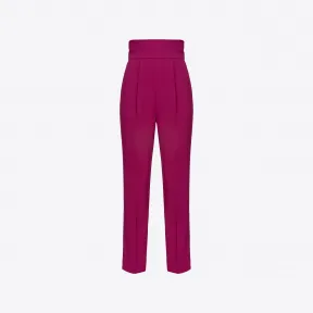 品高/Pinko 弹力绉绸高腰长裤 1000527624VIB