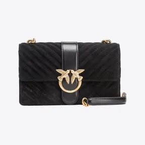 品高/Pinko Classic Love Bag One Suede 手袋 100053A0F6Z99Q