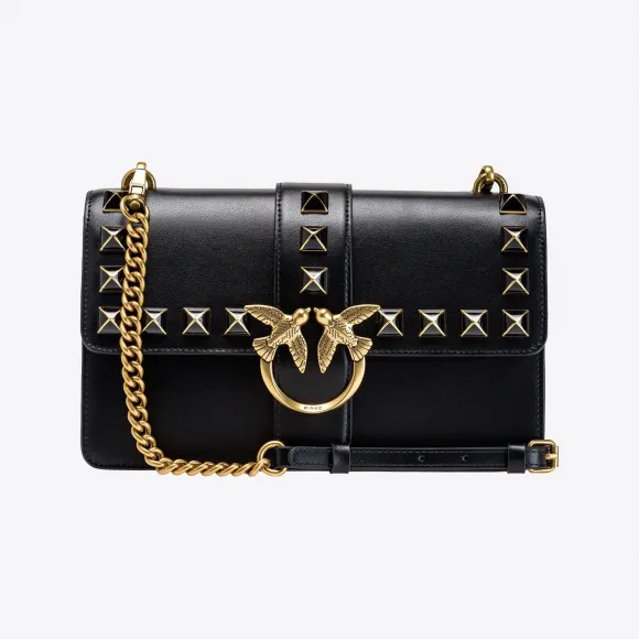 品高/Pinko Classic Love Bag One Painted Studs 手袋 100053A0NFZ99Q