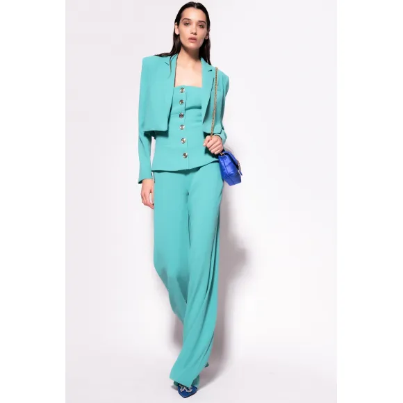 品高/Pinko 金色纽扣长裤 1000557624F38