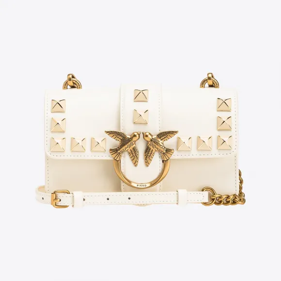 品高/Pinko Mini Love Bag One Painted Studs 手袋 100059A0NFZ14Q