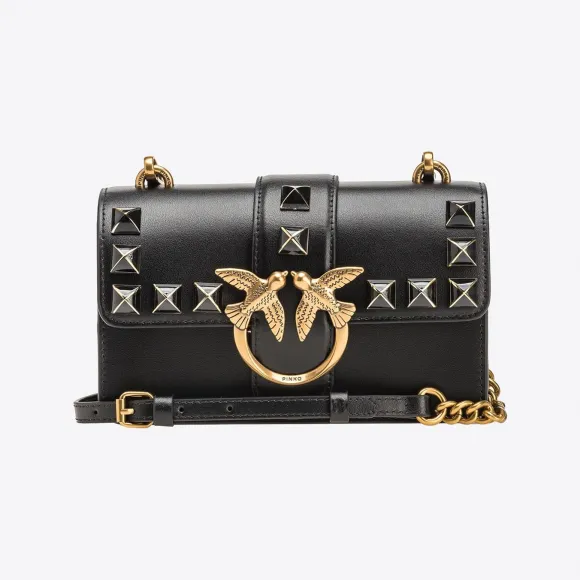 品高/Pinko Mini Love Bag One Painted Studs 手袋 100059A0NFZ99Q