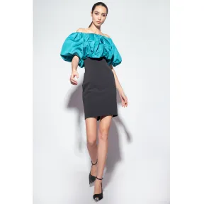 品蔻/Pinko Galleria 塔夫绸迷你连衣裙 100090A0WAZE8