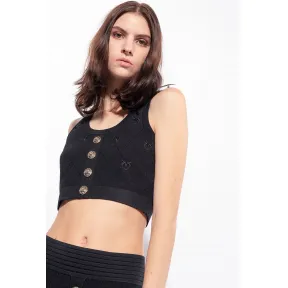 品高/Pinko Monogram 提花短款上衣 100148A0HWZ99