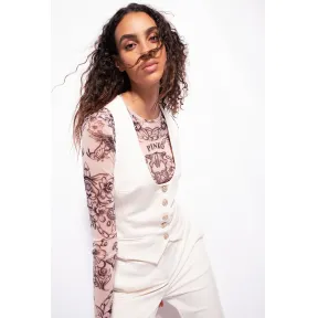 品高/Pinko 科技织物短马甲 100151A0HMN96