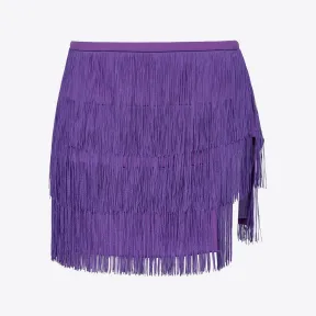 品蔻/Pinko 纤细流苏迷你半裙 100159A0HYW75