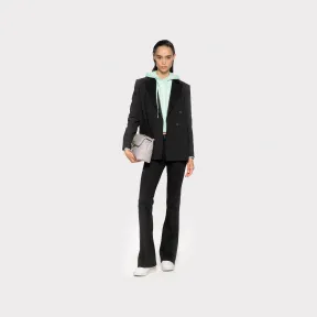 品高/Pinko 黑色牛仔喇叭紧身裤 100166A0FEZ99