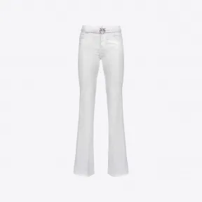 品蔻/Pinko 棉质粗纹布喇叭裤 100166A0FLZ04