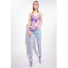 品高/Pinko 全水钻大理石效果修身牛仔裤 100179A0GBZE5