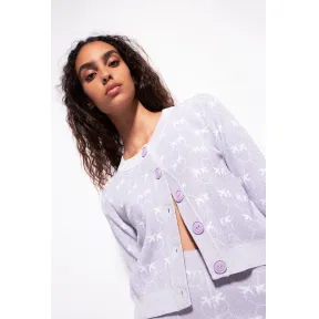 品蔻/Pinko 金银线 Monogram 短款开衫 100214A0ITJZ1