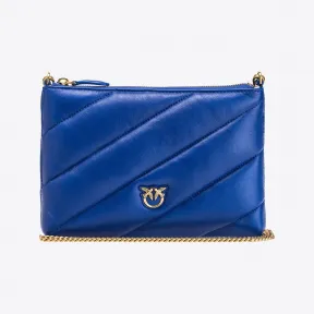 品高/Pinko Flat Bag 绗缝纳帕皮革手包 100252A0F2F99Q