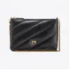 品高/Pinko Flat Bag 绗缝纳帕皮革手包 100252A0F2Z99Q