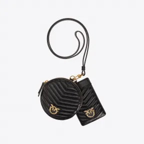 品高/Pinko Neck Pouches Chevron 手包 100253A0GKZ99Q