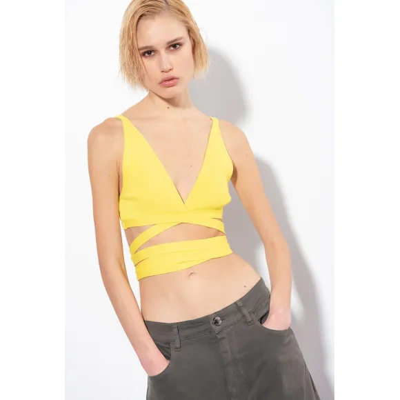 品高/Pinko 细罗纹针织软杯文胸 100416A0LDS69