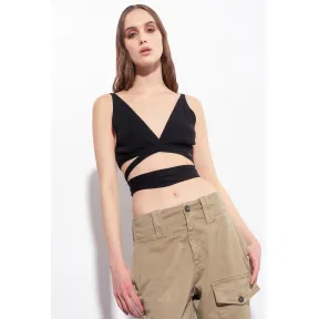 品高/Pinko 细罗纹针织软杯文胸 100416A0LDZ99