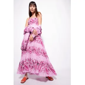 品高/Pinko 热带印花平纹细布连衣裙 100703A0NNYNL