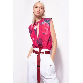 品高/Pinko 木槿花印花无袖罩衫 100752A0JIYN3