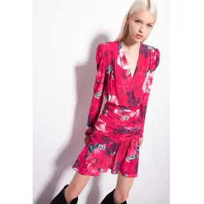 品高/Pinko 木槿花印花短款连衣裙 100753A0JIYN3