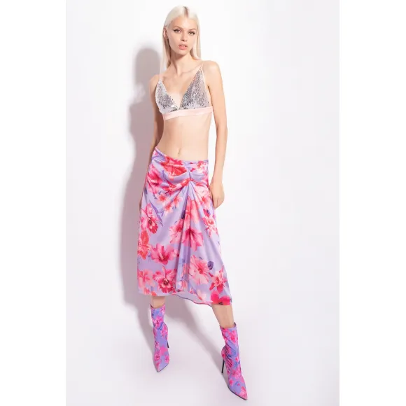 品高/Pinko 花卉印花迷笛半裙 100756A0M8YNB