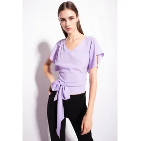 品高/Pinko 马罗坎绉绸饰带上衣 100758A0TPY48