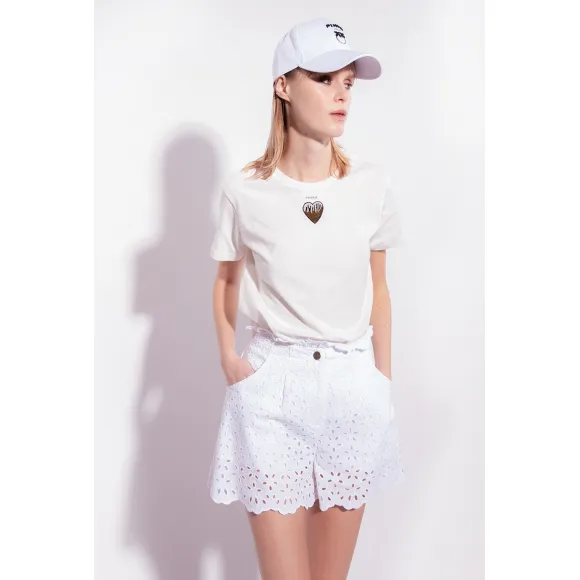 品高/Pinko 爱心刺绣 T 恤 100789A0PSZ07