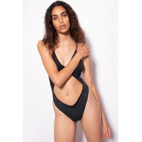 品高/Pinko 水钻装饰连体泳衣 101056A0SBZI4