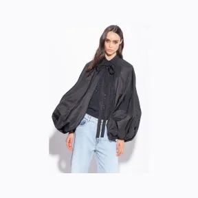 品高/Pinko 塔夫绸灯笼袖披肩 101159A1DMZ99