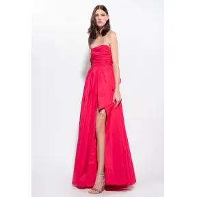 品高/Pinko 塔夫绸长款连衣裙 101207A0UPO13