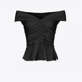 品高/Pinko 府绸露肩上衣 101209Y817Z99