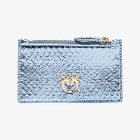 品高/Pinko PINKO Galleria 爬虫层压皮革拉链卡夹 101217A0SYE57U