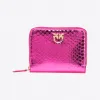 品高/Pinko PINKO Galleria 爬虫层压皮革全拉链钱包 101221A0SYP87U
