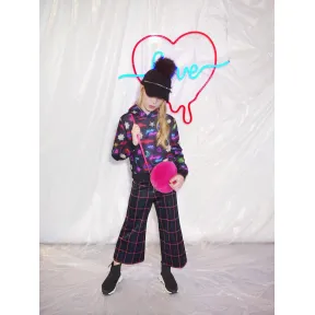 品高/Pinko LIMOUSINE BLACK DEEJAY全身霓虹印花卫衣 1A11HLY5VWZ99