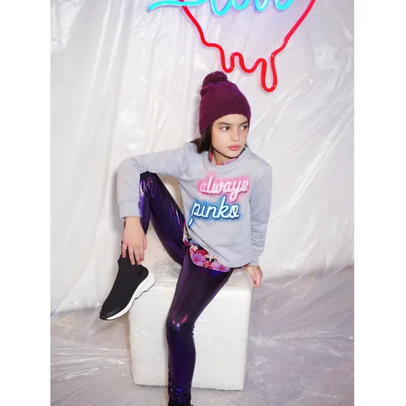 品高/Pinko 灰色 GELATAIO运动衫 1A11J2Y5UUI42