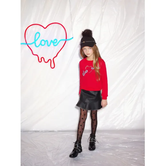 品高/Pinko 红色 MEDICO运动衫 1A11KDY5UUR30