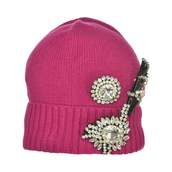 品高/Pinko 应用珠宝装饰无边软帽 1B206L-Y6PQW91