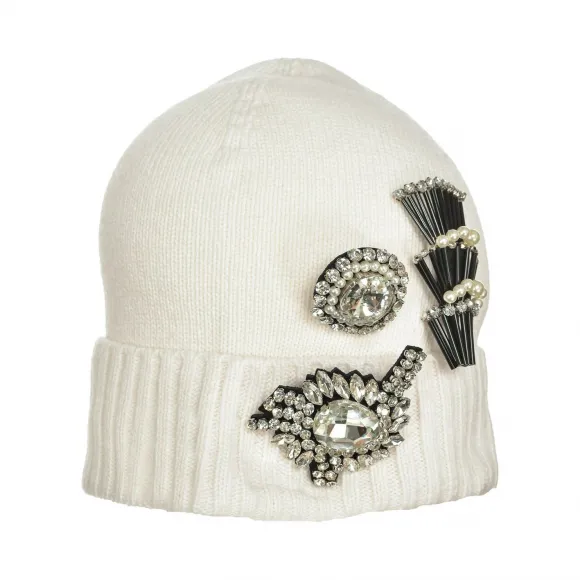 品高/Pinko 应用珠宝装饰无边软帽 1B206L-Y6PQZ06