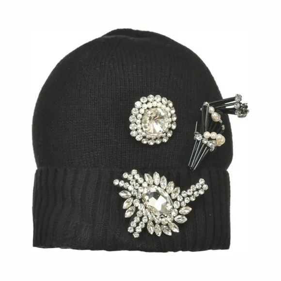 品高/Pinko 应用珠宝装饰无边软帽 1B206L-Y6PQZ99