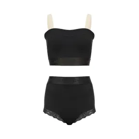 品高/Pinko LIMOUSINE BLACK COBRA TECHNO平纹针织比基尼 1C103SY47NZ99