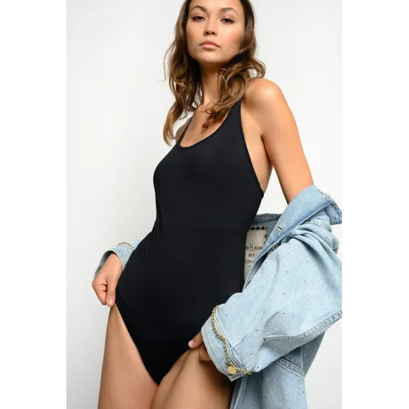 品高/Pinko 圆环装饰一件式泳衣 1C10AA-Y47NZ99