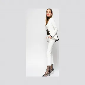 品高/Pinko 白色 BELLO 66裤子 1G140N6151Z10