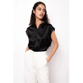 品蔻/Pinko 色丁无袖罩衫 1G172YZR64Z99